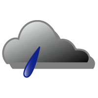 bedeckt, wenig Regen